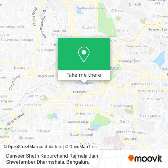 Danveer Sheth Kapurchand Rajmalji Jain Shwetamber Dharmshala map