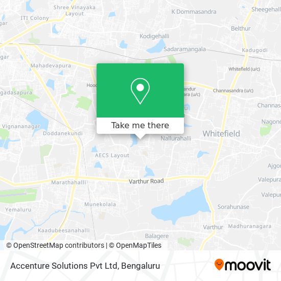 Accenture Solutions Pvt Ltd map