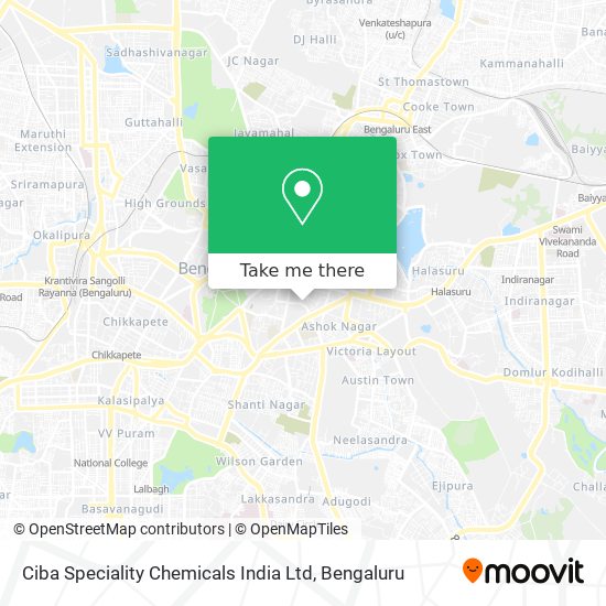 Ciba Speciality Chemicals India Ltd map