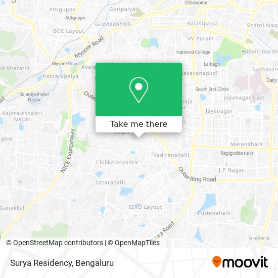 Surya Residency map