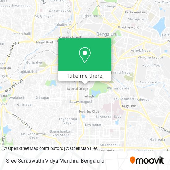 Sree Saraswathi Vidya Mandira map