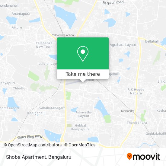 Shoba Apartment map