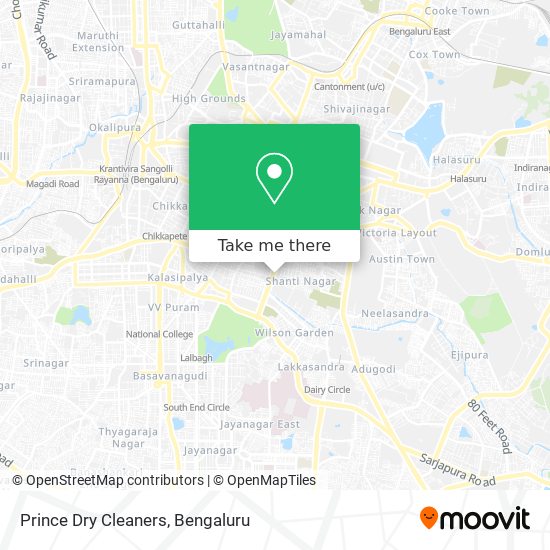 Prince Dry Cleaners map