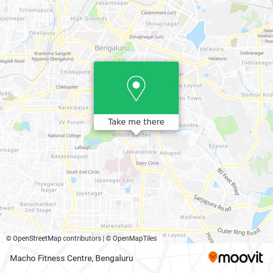 Macho Fitness Centre map