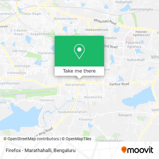 Firefox - Marathahalli map