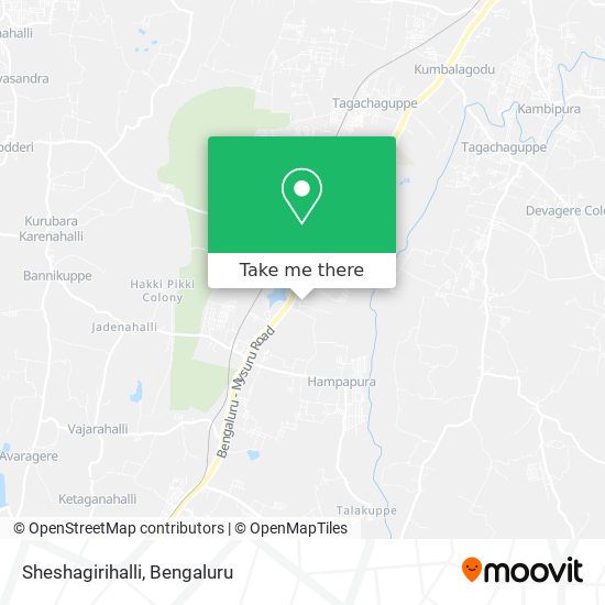 Sheshagirihalli map