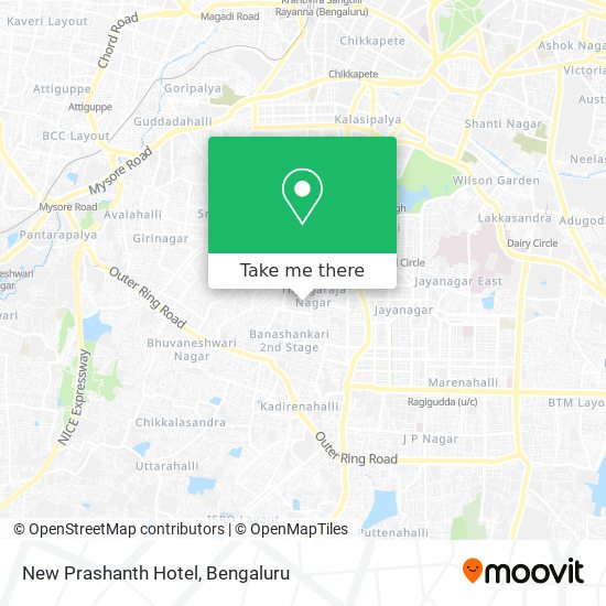 New Prashanth Hotel map