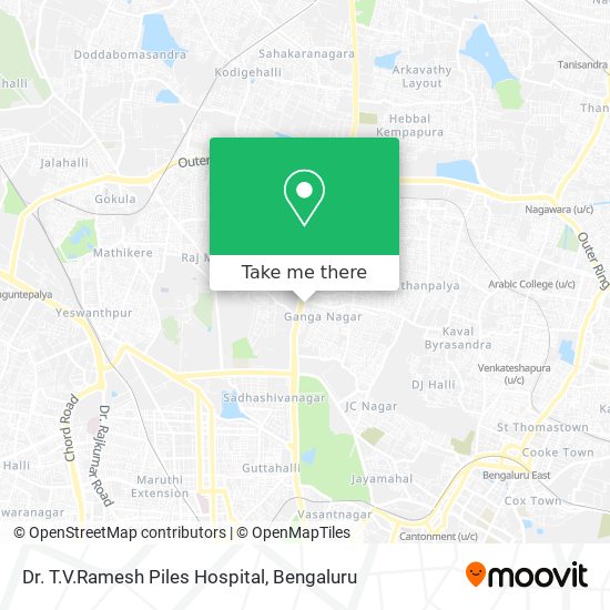 Dr. T.V.Ramesh Piles Hospital map