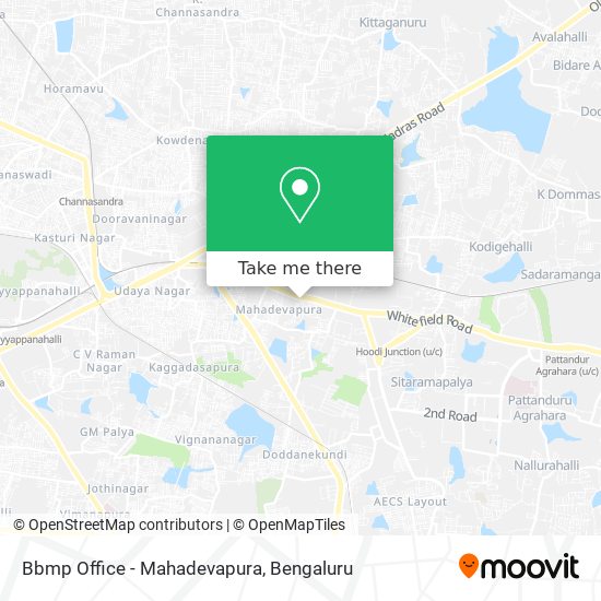 Bbmp Office - Mahadevapura map