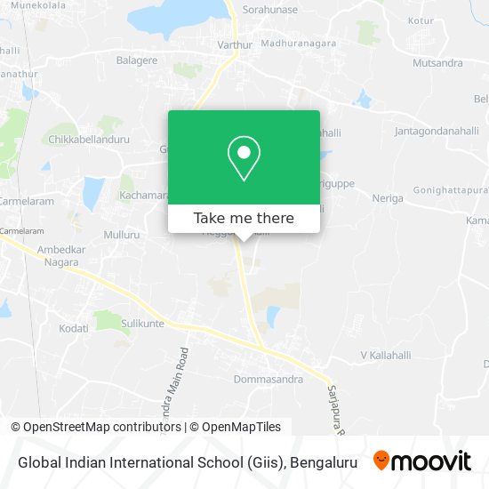 Global Indian International School (Giis) map