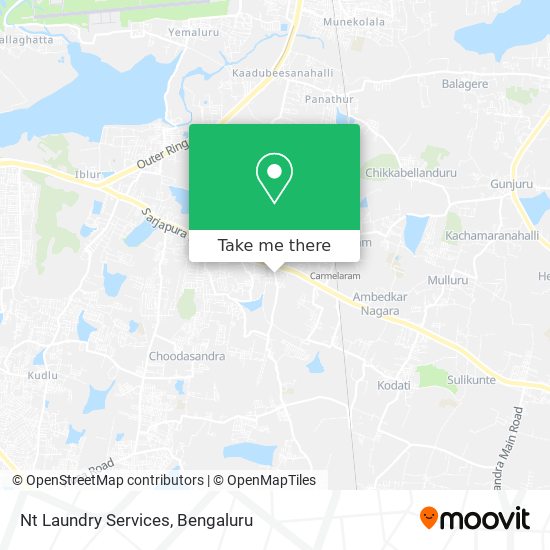 Nt Laundry Services map