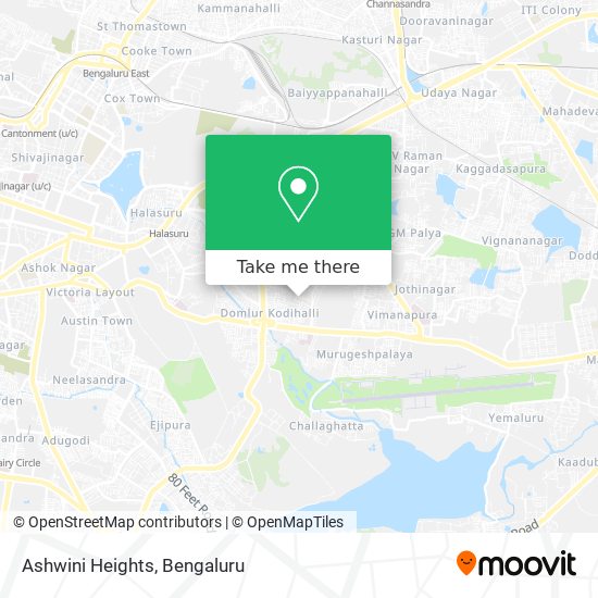 Ashwini Heights map