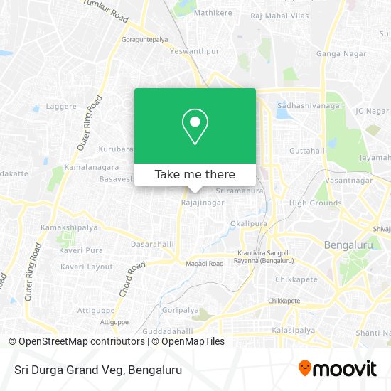 Sri Durga Grand Veg map