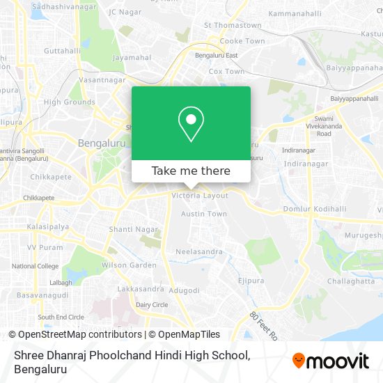 Shree Dhanraj Phoolchand Hindi High School map