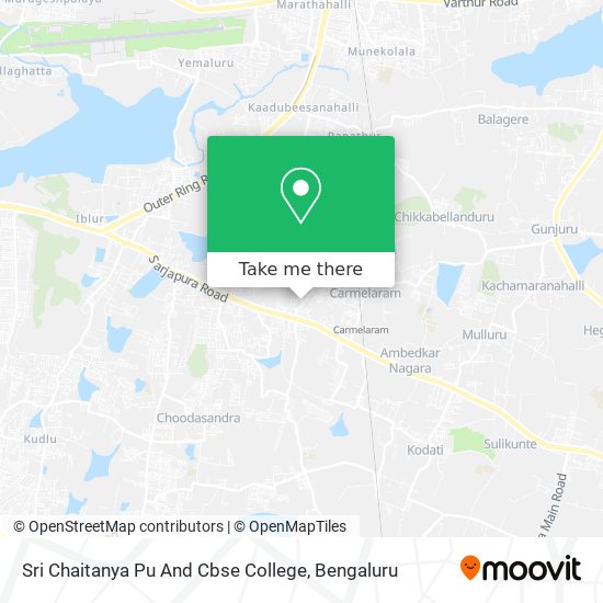 Sri Chaitanya Pu And Cbse College map