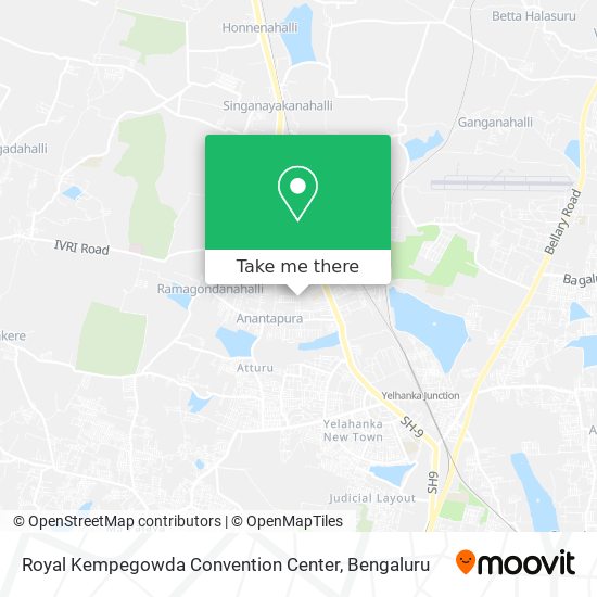Royal Kempegowda Convention Center map