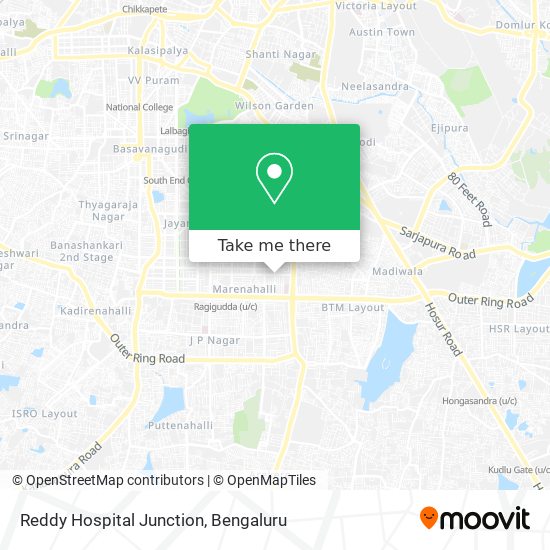 Reddy Hospital Junction map