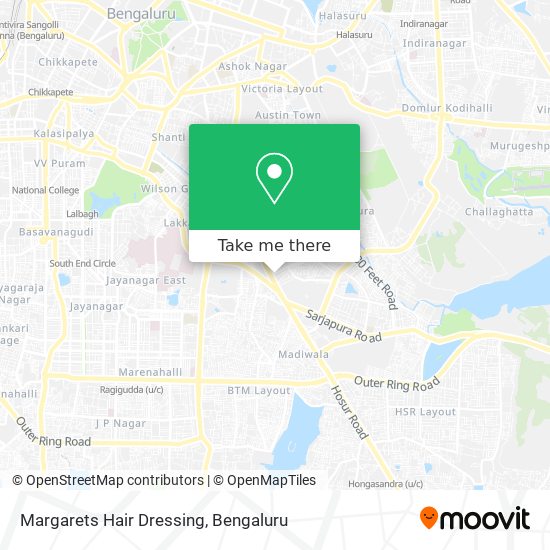 Margarets Hair Dressing map