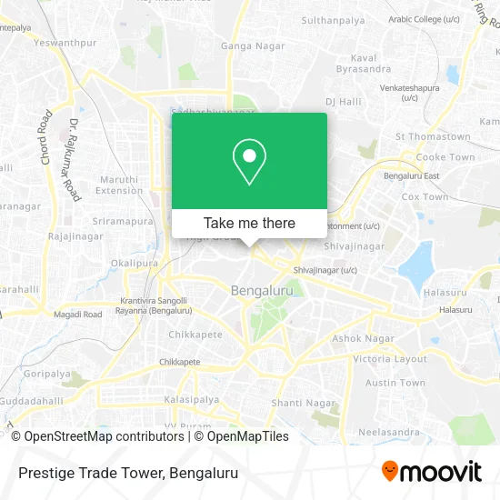 Prestige Trade Tower map