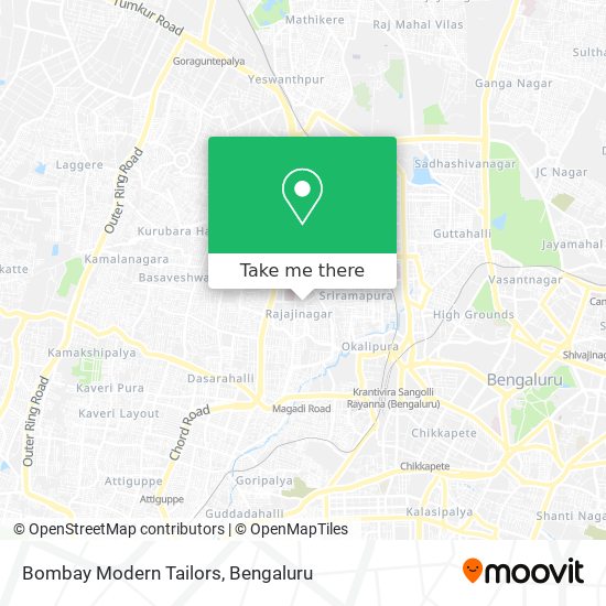 Bombay Modern Tailors map