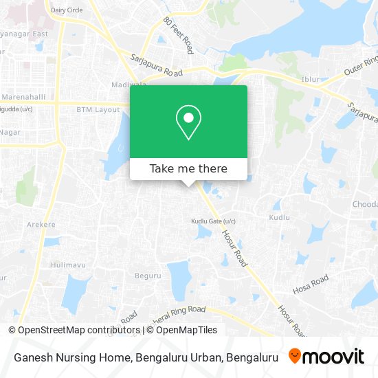 Ganesh Nursing Home, Bengaluru Urban map