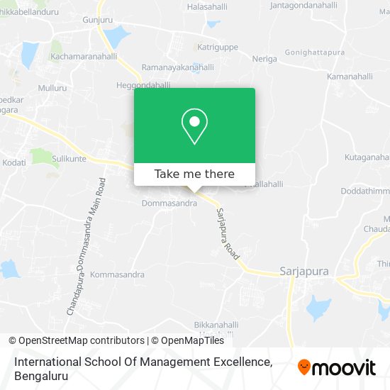 International School Of Management Excellence map