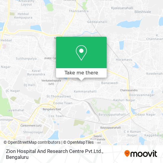 Zion Hospital And Research Centre Pvt.Ltd. map