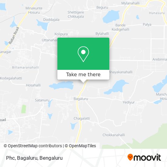 Phc, Bagaluru map