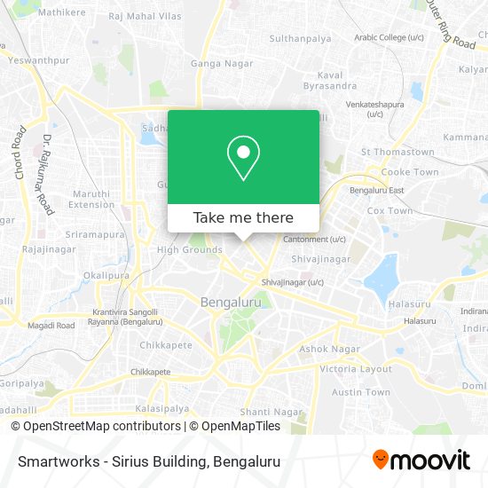 Smartworks - Sirius Building map