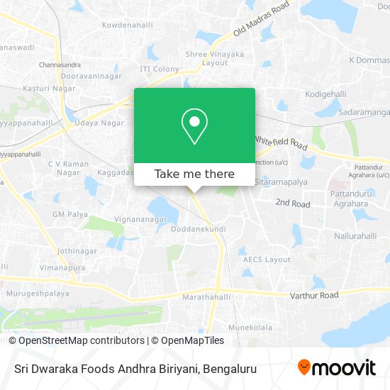 Sri Dwaraka Foods Andhra Biriyani map