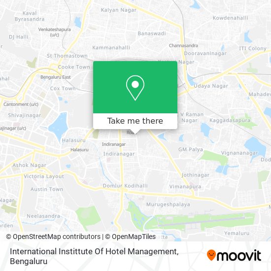 International Instittute Of Hotel Management map