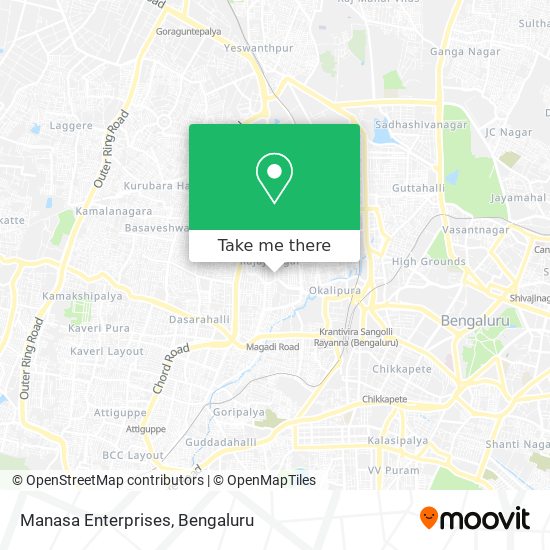 Manasa Enterprises map