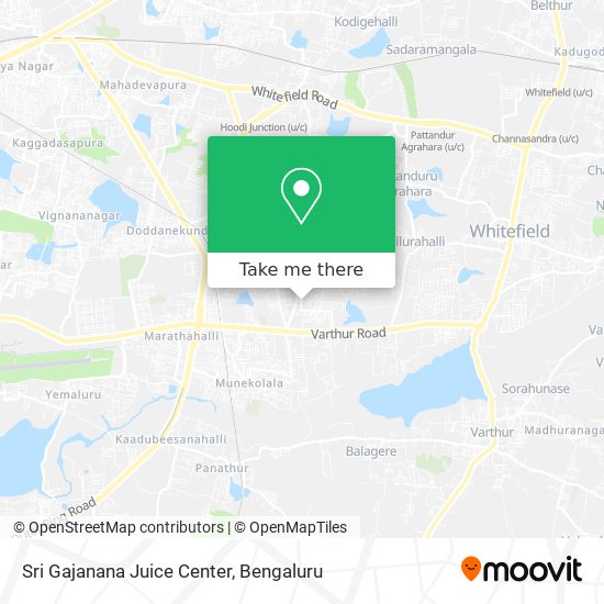 Sri Gajanana Juice Center map