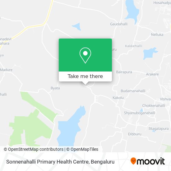 Sonnenahalli Primary Health Centre map