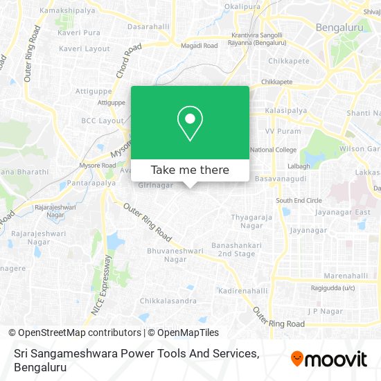 Sri Sangameshwara Power Tools And Services map