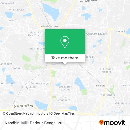 Nandhini Milk Parlour map