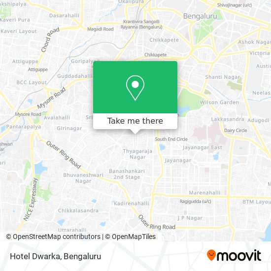 Hotel Dwarka map