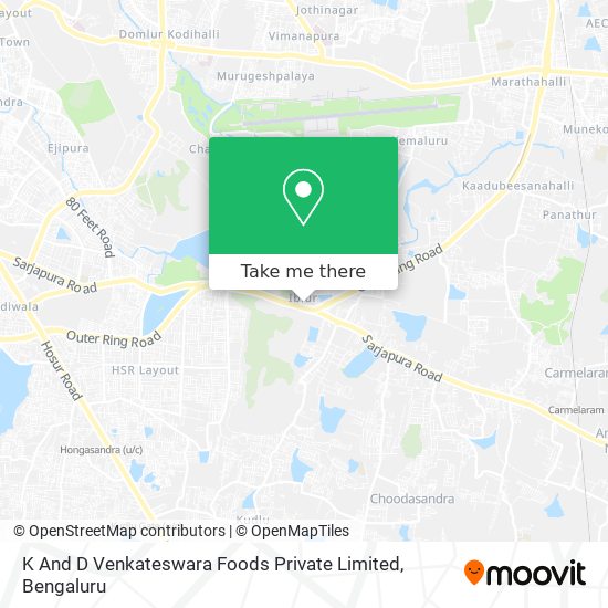 K And D Venkateswara Foods Private Limited map