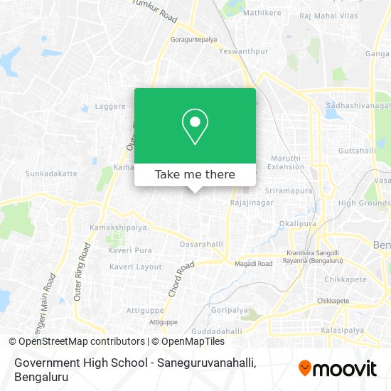 Government High School - Saneguruvanahalli map