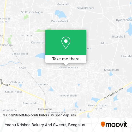 Yadhu Krishna Bakery And Sweets map