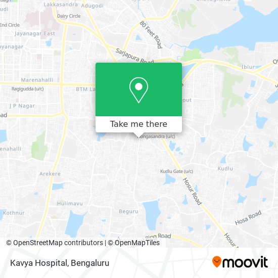 Kavya Hospital map