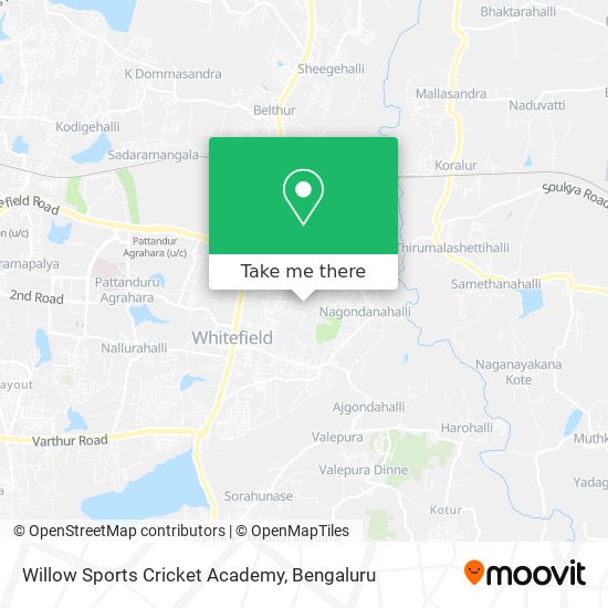 Willow Sports Cricket Academy map