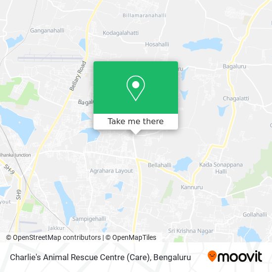 How to get to Charlie's Animal Rescue Centre (Care) in Bengaluru by Bus? How to get to Charlie's Animal Rescue Centre (Care) in Bengaluru by Bus?