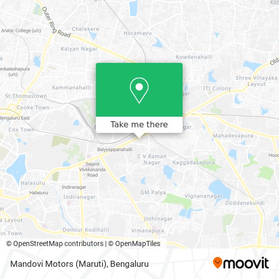 Mandovi Motors (Maruti) map