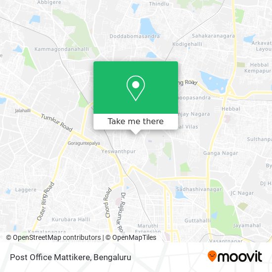 Post Office Mattikere map
