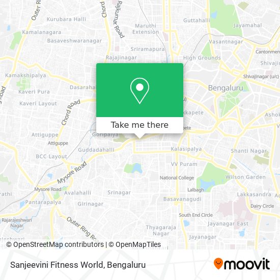 Sanjeevini Fitness World map