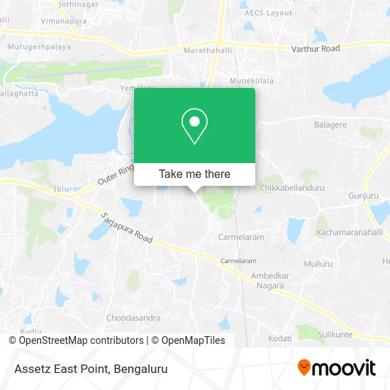 Assetz East Point map