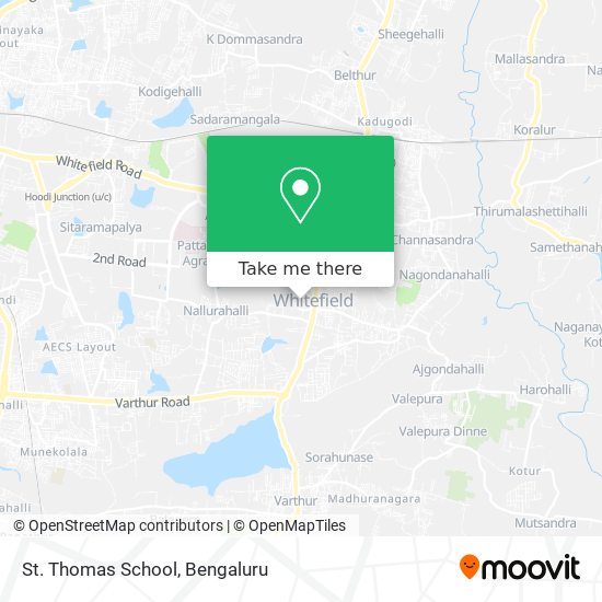 St. Thomas School map