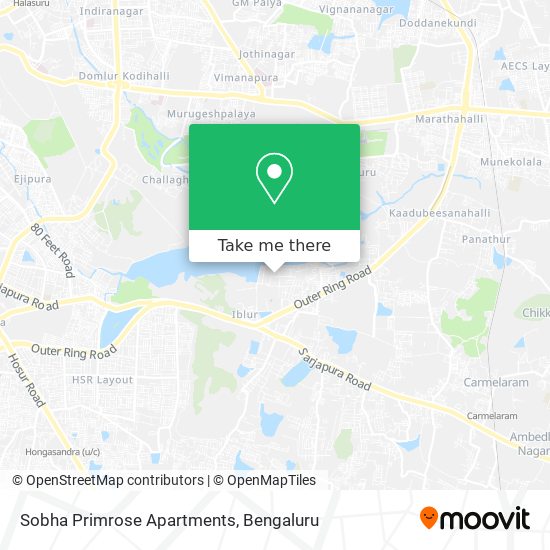 Sobha Primrose Apartments map