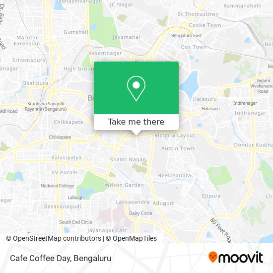 Cafe Coffee Day map